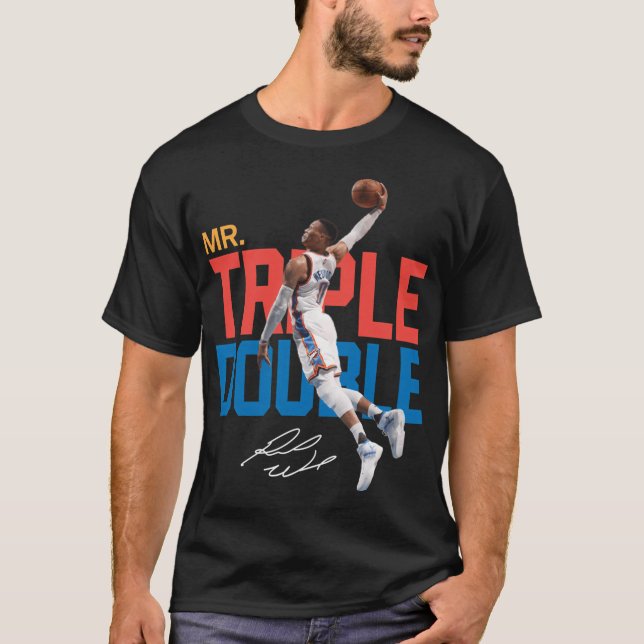 Herr Triple Double T-Shirt (Vorderseite)