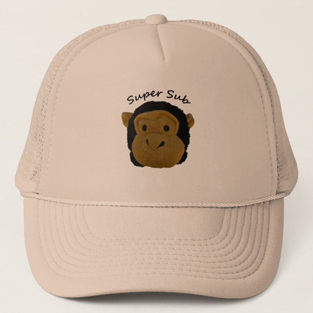 Herr Trouble-Funny und Funky Caps and Visors Truckerkappe (Vorderseite)