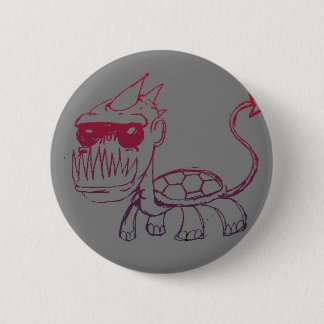 Herr Turtle Monster Button