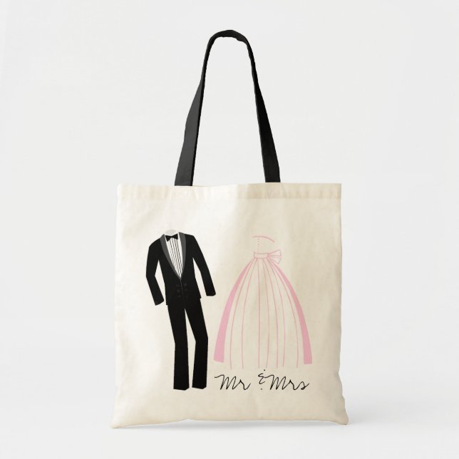 Herr u. Frau Keepsake Tote Tragetasche (Vorne)