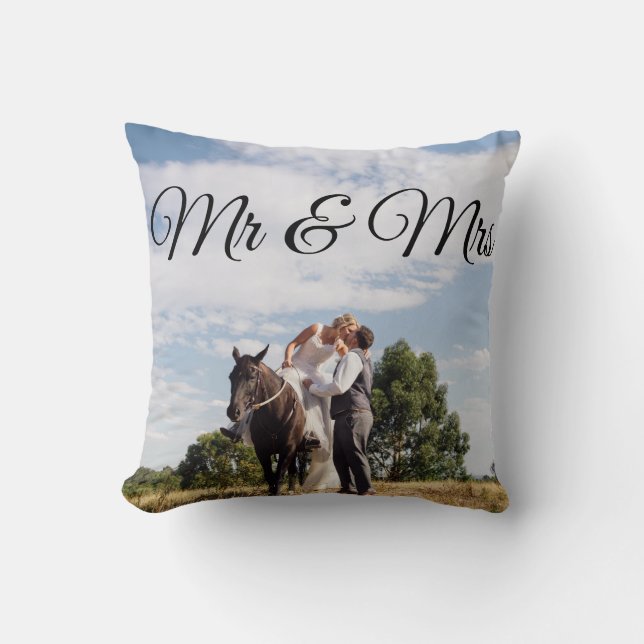 Herr u. Frau Personalised Picture Pillow Kissen (Vorderseite)