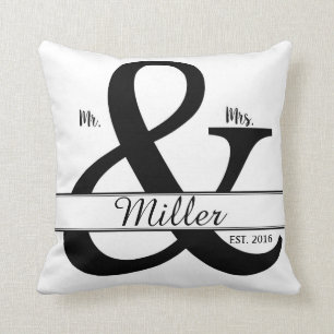 Herr u. Frau Personalized Kissen