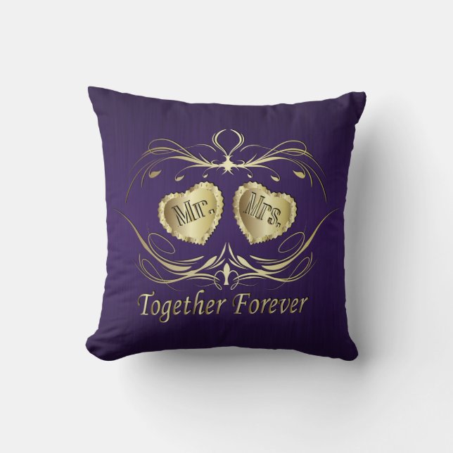 Herr u. Frau Together Forever | personifizieren Kissen (Vorderseite)