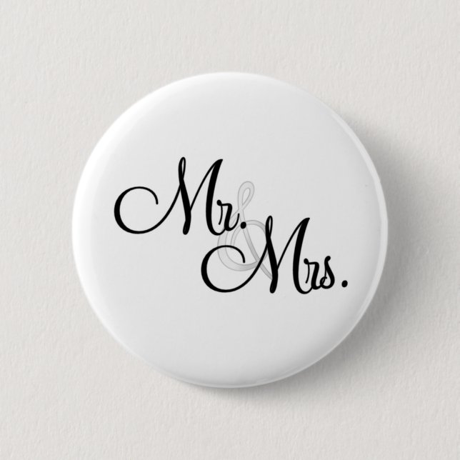 Herr u. Frau Unique Items Button (Vorderseite)