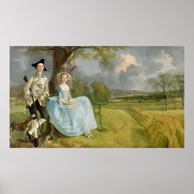 Herr und Frau Andrews, c.1748-9 Poster (Vorne)