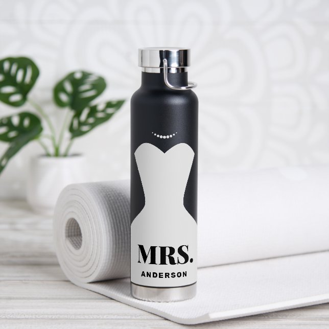 Herr und Frau Classic Wedding Gift Trinkflasche (Yoga)
