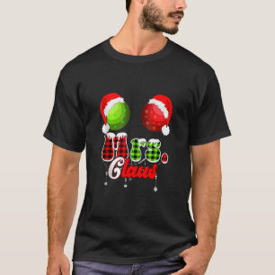 Herr und Frau Claus Funny Chest Nuts Couples Santa T-Shirt