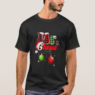 Herr und Frau Claus Funny Chest Nuts Couples Santa T-Shirt