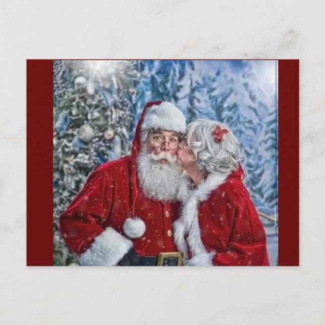 Herr und Frau Claus Postkarte (Vorderseite)