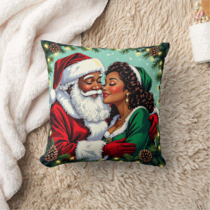 Herr und Frau Claus Süßes Weihnachten  Kissen