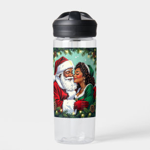 Herr und Frau Clause Süßes Weihnachten Trinkflasche