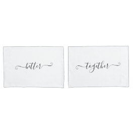 Herr und Frau Couple Better Together Pillowcases Kissenbezug