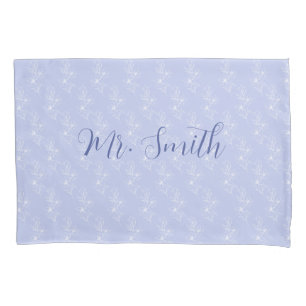 Herr und Frau Floral Elegant Blue Kissenbezug