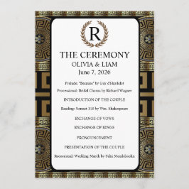 Herr und Frau Formal Classical Grecian Key of Life Programm