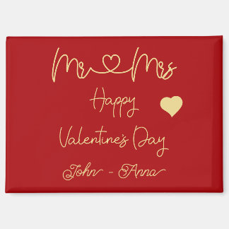 Herr und Frau Frohen Valentinstag Magnet