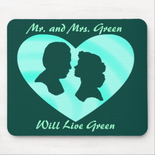 HERR UND FRAU GREEN, LEBEN GRÜN--MOUSEPAD MOUSEPAD