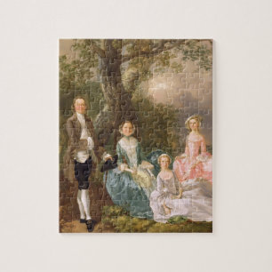 Herr und Frau John Gravenor und ihre Töchter, Eliz