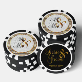 Herr und Frau Keepake - Persönliche Daten Pokerchips