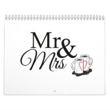 Herr und Frau Love 12 Monats-Wandkalender