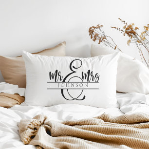 Herr und Frau Newlywed Couple Gifts Lendenkissen