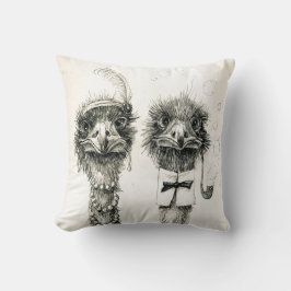 Herr und Frau Ostrich Kissen
