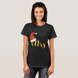 Herr und Frau Paare Weihnachten T-Shirt
