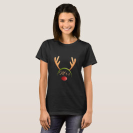 Herr und Frau Paare Weihnachten T-Shirt