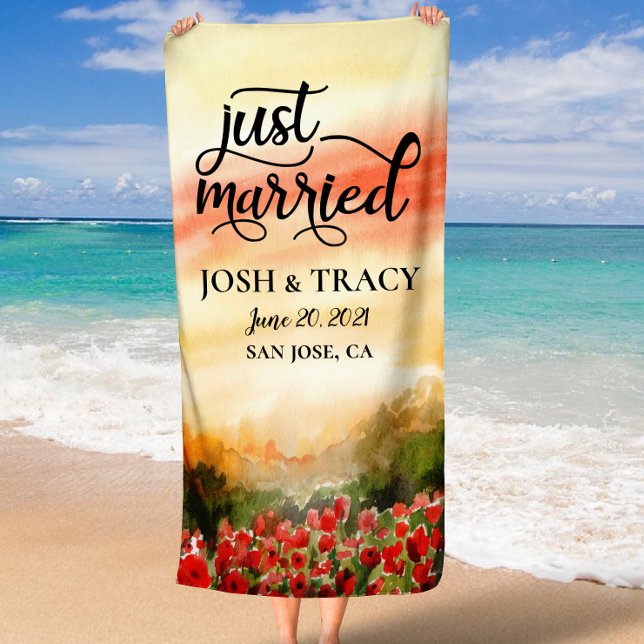 Herr und Frau Personalisiert Wedding Gift, Verlobu Strandtuch (Mr and Mrs Personalized Wedding Gift, Engagement Beach Towel)