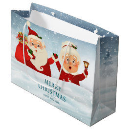Herr und Frau Santa Claus Große Geschenktüte