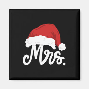 Herr und Frau Santa Claus Paare treffen Weihnachte Magnet