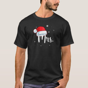 Herr und Frau Santa Claus Pajamas Matching Couples T-Shirt