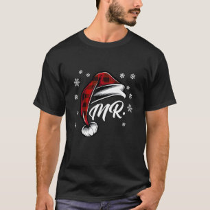 Herr und Frau Santa Claus Weihnachtspaare Matching T-Shirt