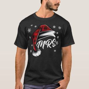 Herr und Frau Santa Claus Weihnachtspaare Matching T-Shirt