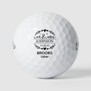 Herr und Frau Usher Golfball