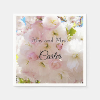 Herr-und Frau-Wedding Couple Name Papierservietten