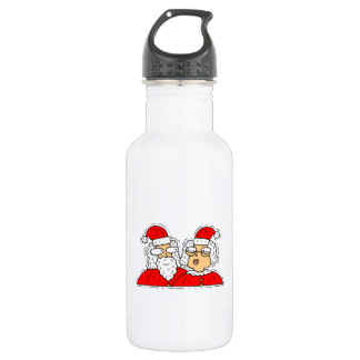 Herr und Frau Weihnachtsmann Edelstahlflasche