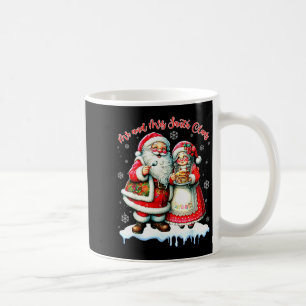 Herr und Frau Weihnachtsmann Weihnachten passende Kaffeetasse