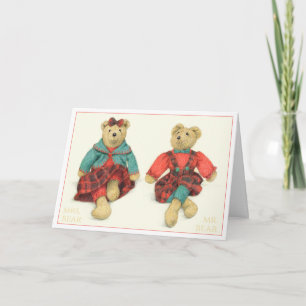 HERR und MRS. BEAR Grußkarte Karte