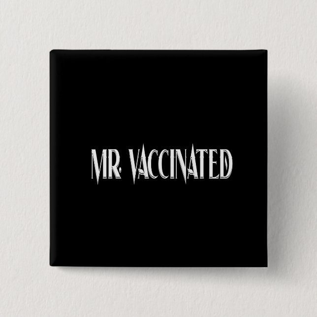 Herr Vaccected Button (Vorderseite)