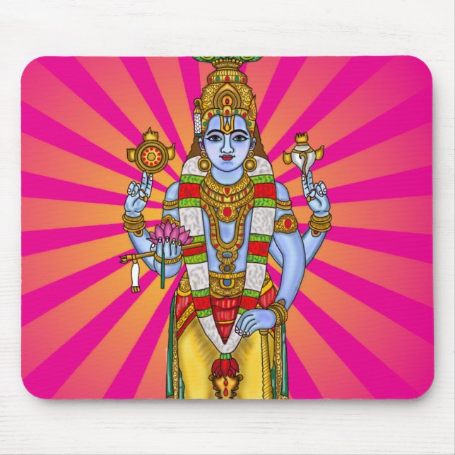 Herr Vishnu  Mousepad (Vorne)