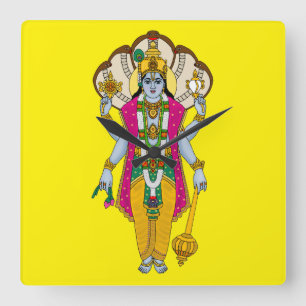 Herr Vishnu Wanduhr