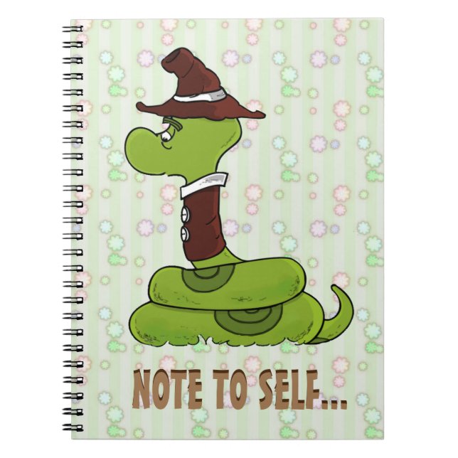Herr Wiggly Notebook Notizblock (Vorderseite)