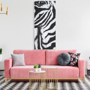 Herr Zebra Wildlife Afrikanischer Dschungel Origin Leinwanddruck