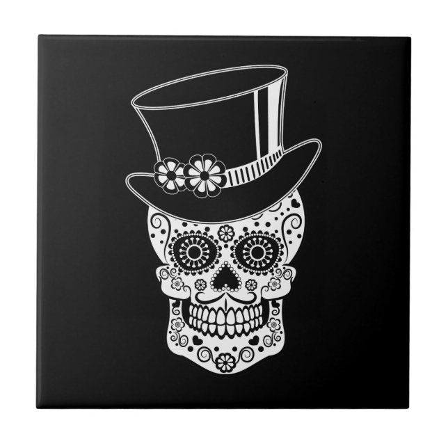 Herr-Zucker Skull-01 Fliese (Vorderseite)