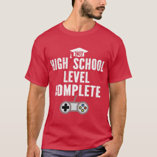 Herren 2022 Abschluss High School Level Komplette  T-Shirt