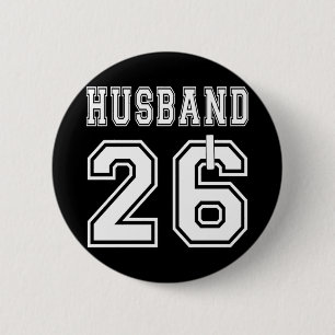 Herren 2026 Ehemann Ehefrau passende Verlobungsfei Button