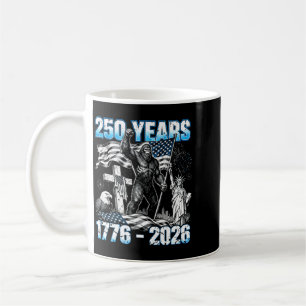 Herren 250 Jahre USA 1776 2026 Patriotischer Dom B Kaffeetasse