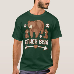 Herren-2-Shirts, Papa-Bär-Hemd für Fett T-Shirt