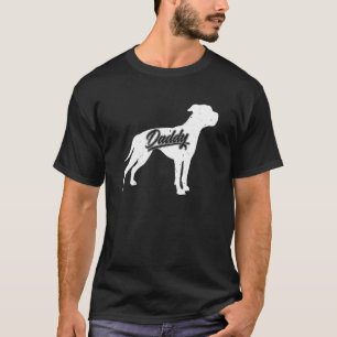 Herren Amerikanischer Bulldogge Daddy Papa Väter V T-Shirt