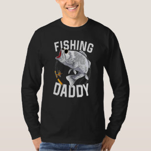 Herren Angeln Daddy Grossmaulbarsch  Angler Vatert T-Shirt